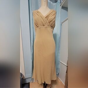 Midi 100% silk dress